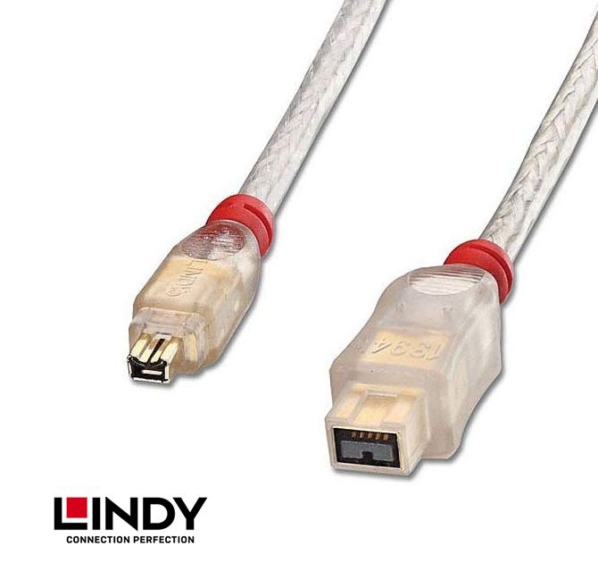 Firewire Kabel 9-polig auf 4-polig, LINDY 30790, Premium, 10m Firewire Kabel 9-polig auf 4-polig, LINDY 30790, Premium, 10m