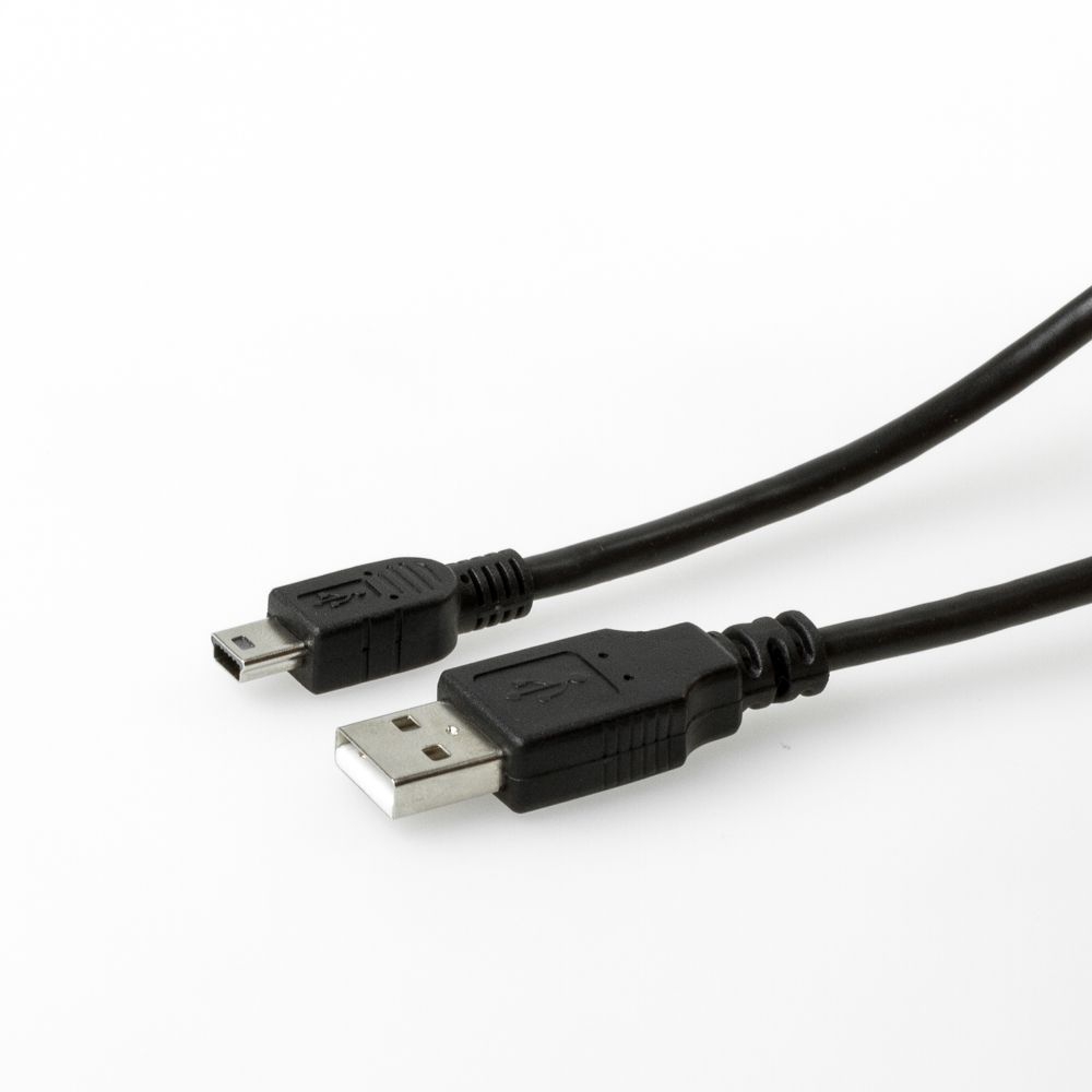 USB 2.0 Kabel mit Stecker A an Mini B, 50cm USB 2.0 Kabel mit Stecker A an Mini B, 50cm
