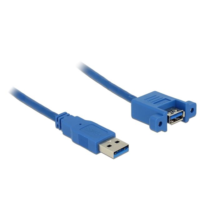 USB 3.0 Panel-Montagekabel A-Buchse anschraubbar an A-Stecker 1m (Schraubenabstand 30mm) USB 3.0 Panel-Montagekabel A-Buchse anschraubbar an A-Stecker 1m (Schraubenabstand 30mm)