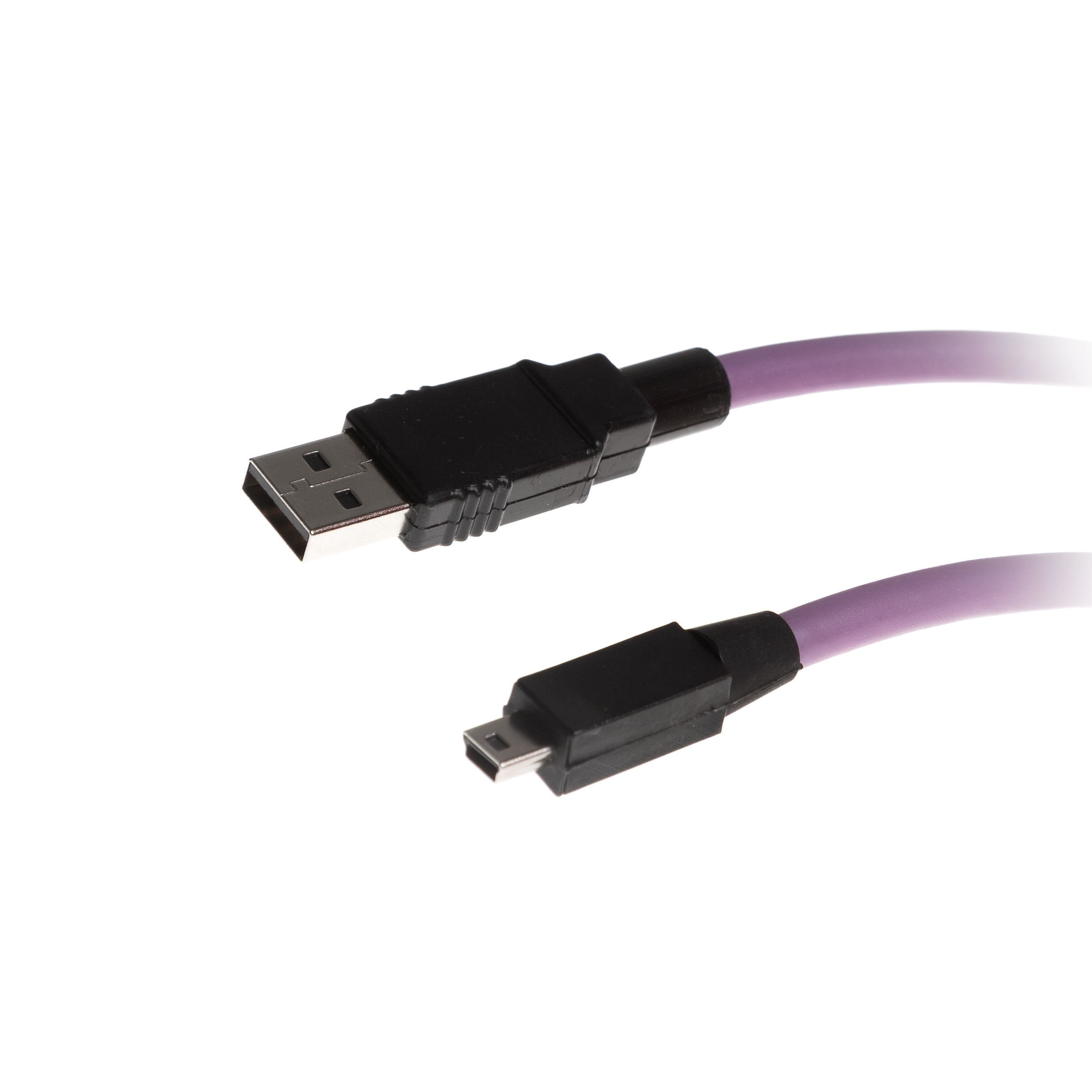 USB 2.0 Kabel PUR für Schleppkette u. Industrie, Typ A auf Mini B, 10m