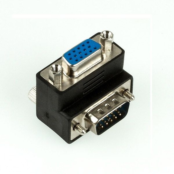 VGA-Winkeladapter HD-DSub15 Stecker-Buchse, Version 1 VGA-Winkeladapter HD-DSub15 Stecker-Buchse, Version 1