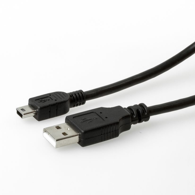 USB-Kabel A an Mini B 5m