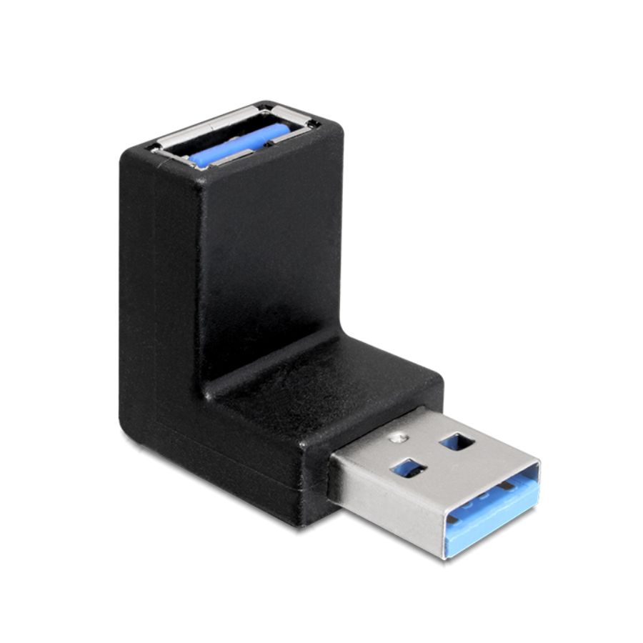 USB-Winkeladapter AA 90° nach OBEN gewinkelt (für USB 3.0, 2.0 & 1.1) USB-Winkeladapter AA 90° nach OBEN gewinkelt (für USB 3.0, 2.0 & 1.1)