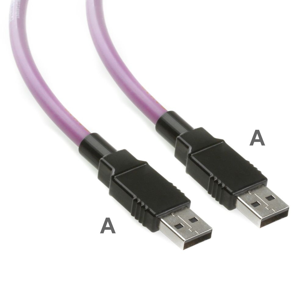 USB 2.0 Kabel PUR für Industrie u. Schleppkette, Typ A auf A, 10m