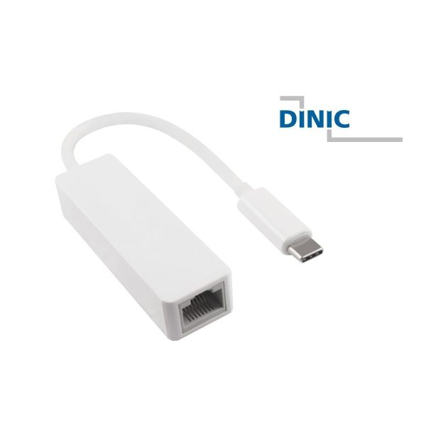 Adapter USB C Stecker/RJ45 Gbit LAN Buchse, 0,2m Adapter USB C Stecker/RJ45 Gbit LAN Buchse, 0,2m