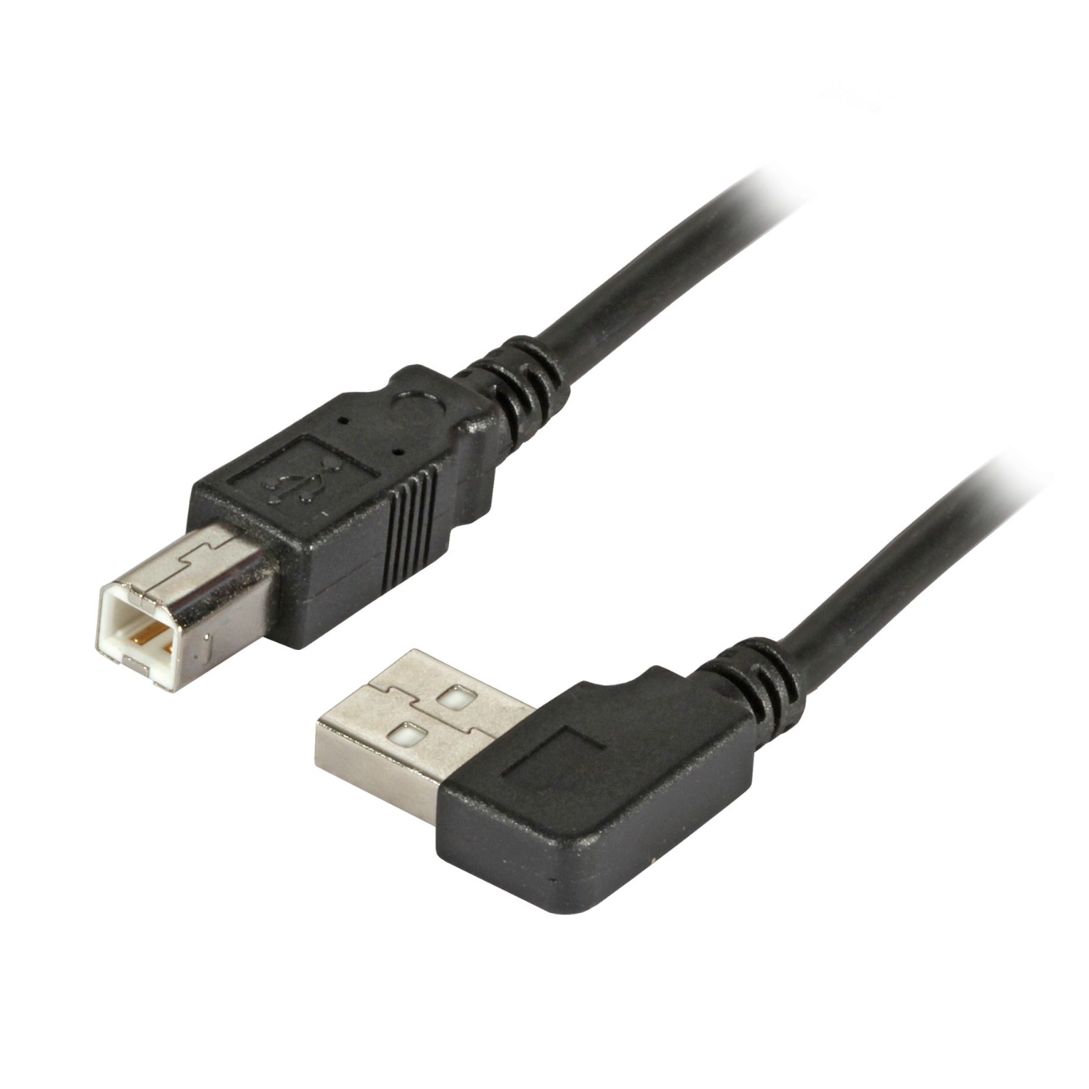 USB-Kabel Stecker A abgewinkelt LINKS 180cm