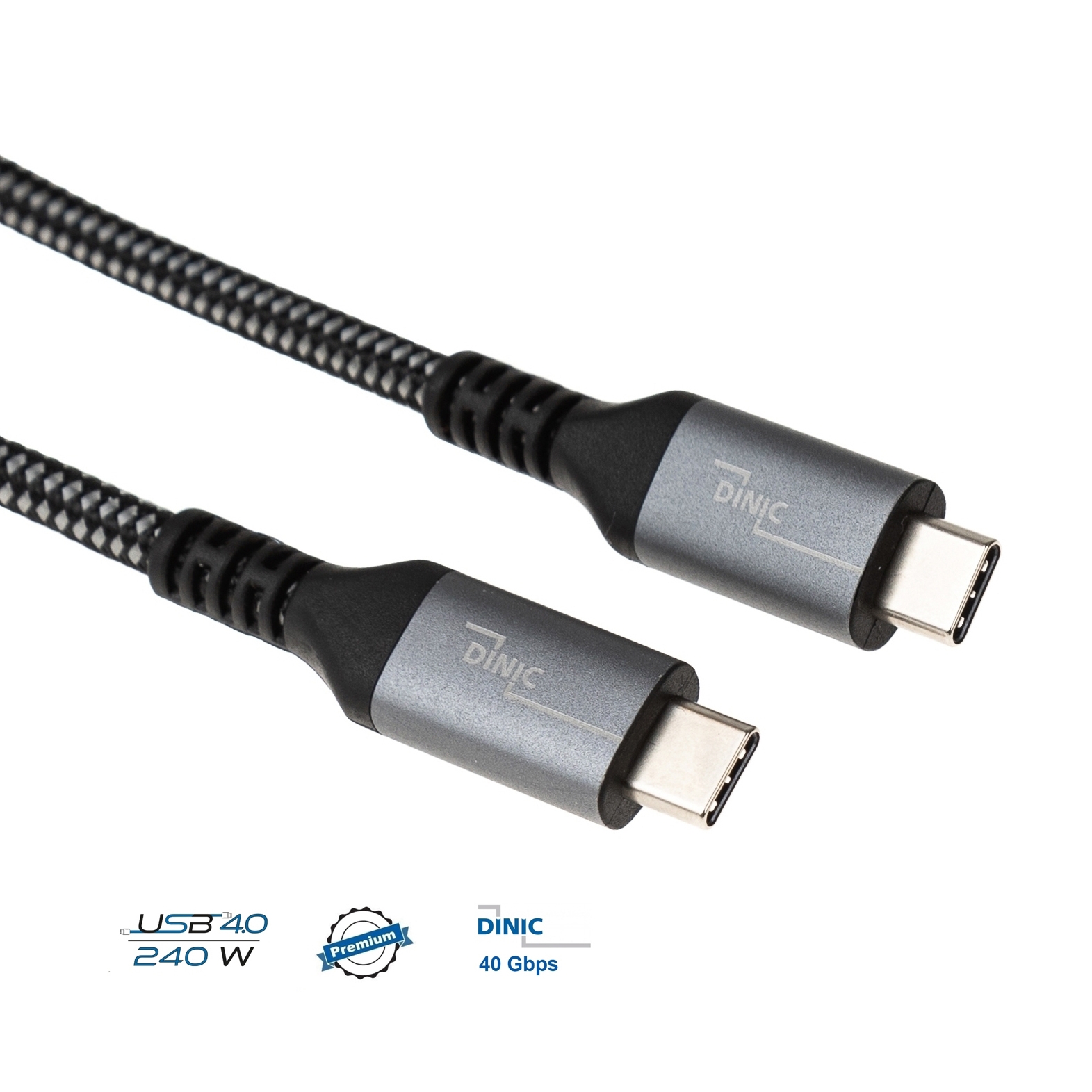 USB 4.0 Kabel, 2x Type-C™ Stecker, 40 Gbps, 240 Watt, 8K, 1m USB 4.0 Kabel, 2x Type-C™ Stecker, 40 Gbps, 240 Watt, 8K, 1m