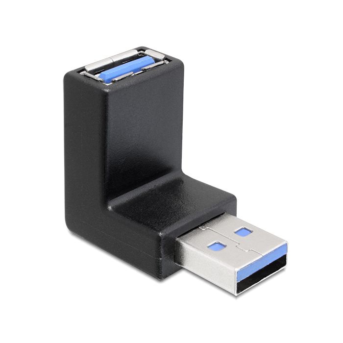 USB-Winkeladapter AA 90° nach UNTEN gewinkelt (für USB 3.0, 2.0 & 1.1) USB-Winkeladapter AA 90° nach UNTEN gewinkelt (für USB 3.0, 2.0 & 1.1)