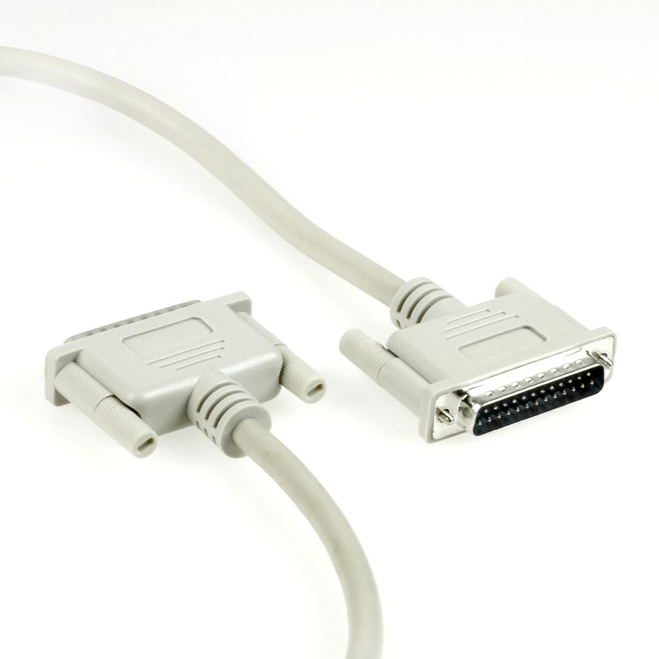 Datenkabel 2x DSub-25 männlich 1-zu-1 verbunden 3m Datenkabel 2x DSub-25 männlich 1-zu-1 verbunden 3m