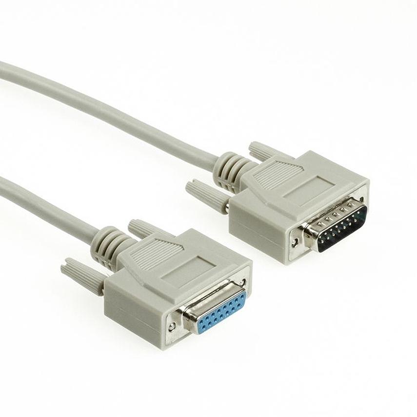 Datenkabel DSub-15 Stecker-Buchse 2m