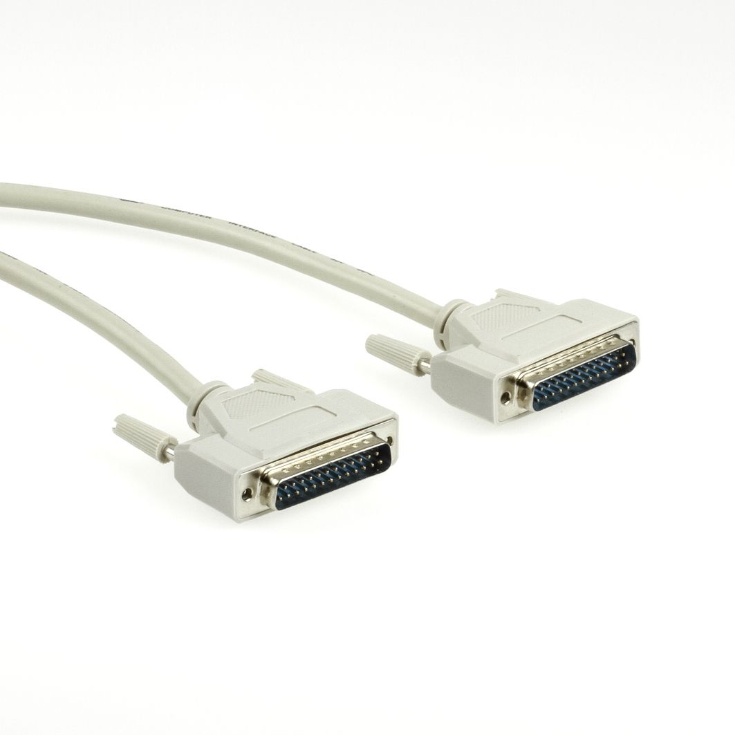 Datenkabel 2x DSub-25 männlich 1-zu-1 verbunden 10m Datenkabel 2x DSub-25 männlich 1-zu-1 verbunden 10m