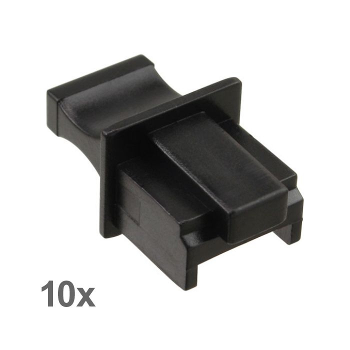 Staubschutzkappe für RJ-45 Buchse SCHWARZ, VPE mit 10 Stk. Staubschutzkappe für RJ-45 Buchse SCHWARZ, VPE mit 10 Stk.