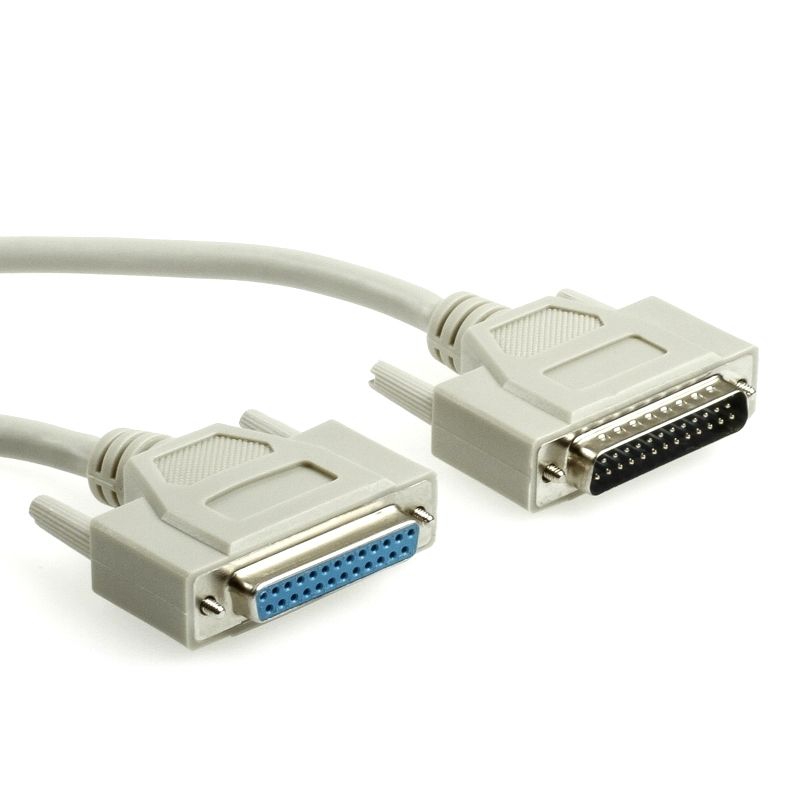 Datenkabel DSub-25 Stecker-Buchse 1-zu-1 1m Datenkabel DSub-25 Stecker-Buchse 1-zu-1 1m