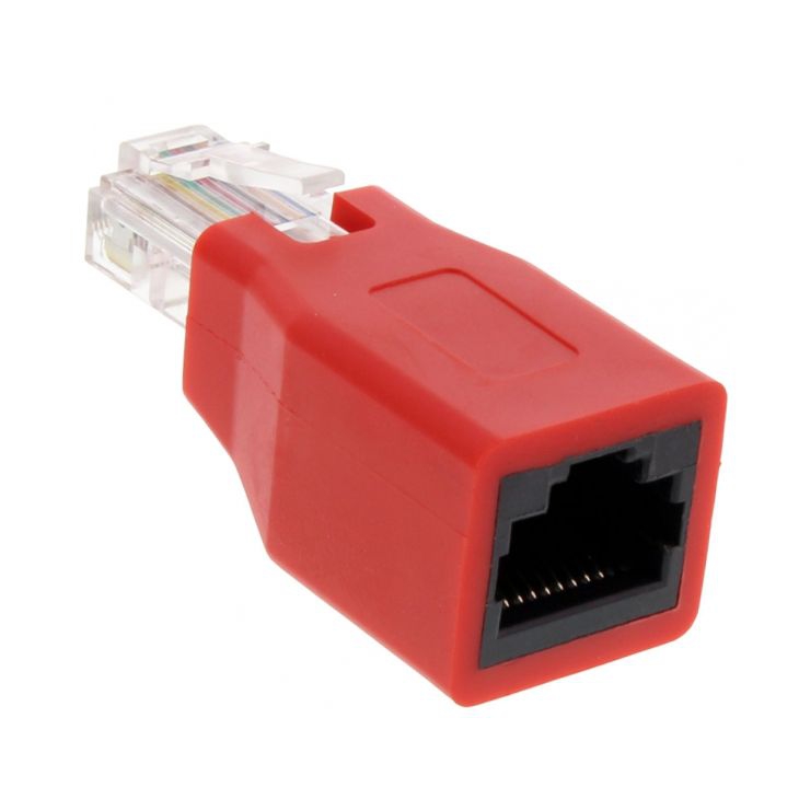 Crossover-Adapter für Ethernet-Netzwerk RJ-45 Crossover-Adapter für Ethernet-Netzwerk RJ-45