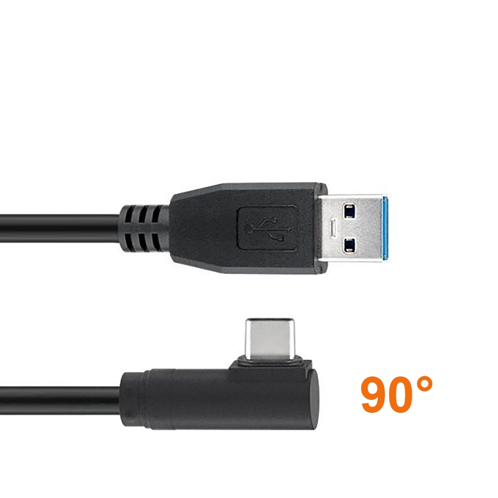 Kabel USB Type-C™ Stecker gewinkelt auf USB 3.0 A 3m