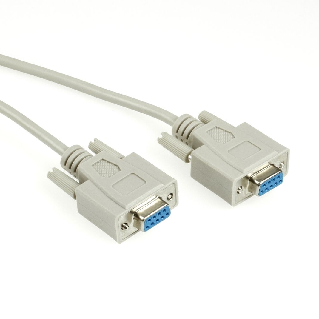Serielles Kabel 2x DSub-9-Buchse 3m Serielles Kabel 2x DSub-9-Buchse 3m