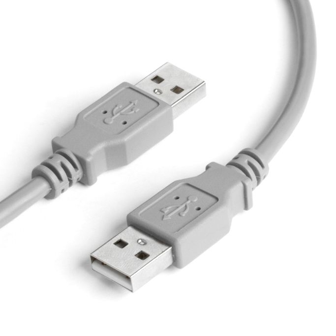 04708f4f898b127d6763165c73a01a3d7805c01e USB 2.0 Spezialkabel mit 2x A Stecker 150cm GRAU