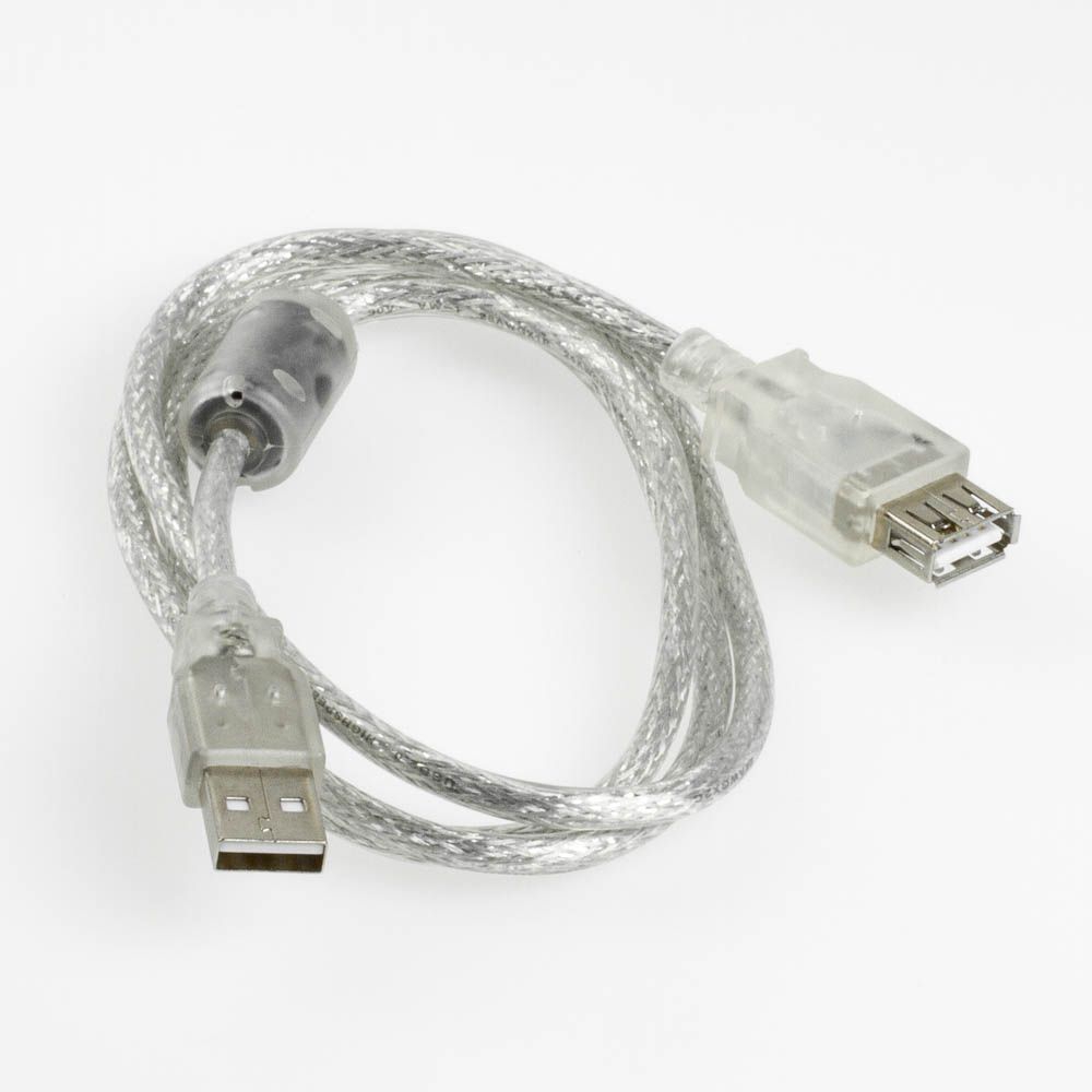 USB 2.0 Verlängerung AA mit FERRITKERN 1m