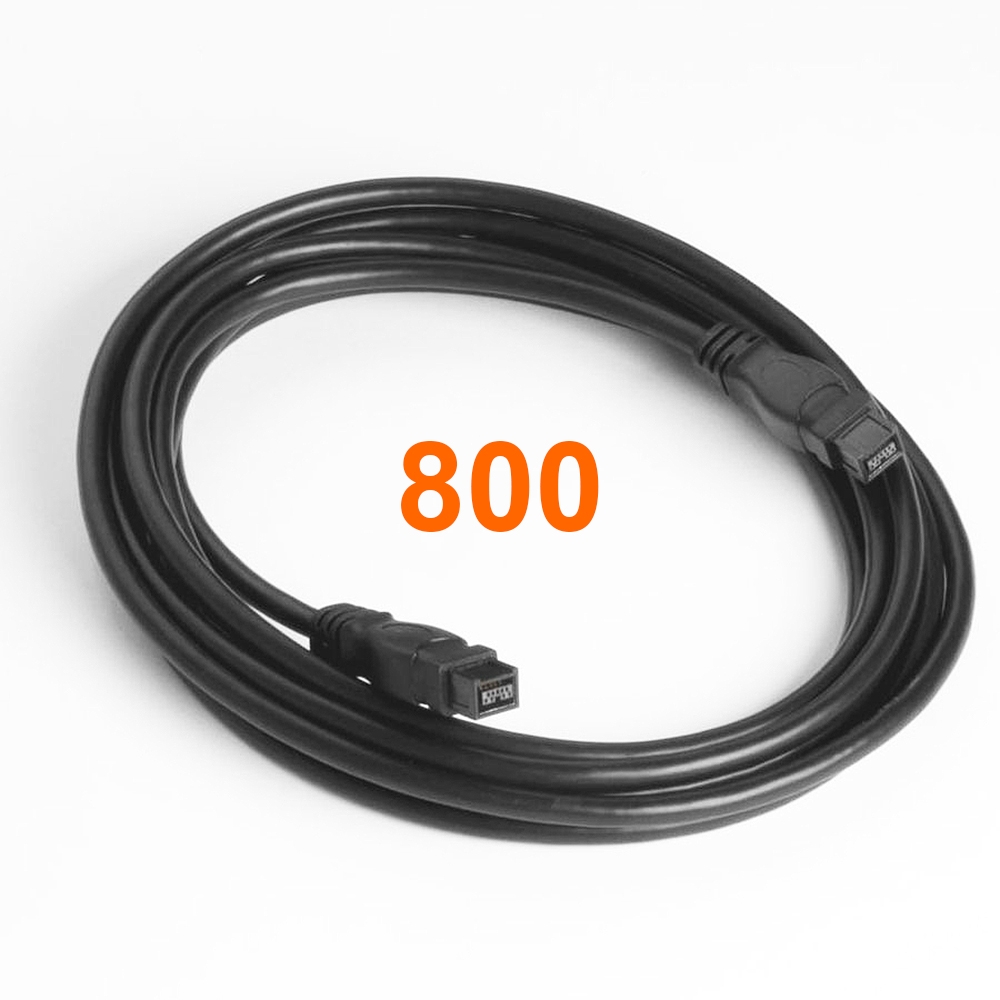 Firewire 800 Kabel in PREMIUM-Qualität, 2x 9-polig, schwarz, 3m Firewire 800 Kabel in PREMIUM-Qualität, 2x 9-polig, schwarz, 3m