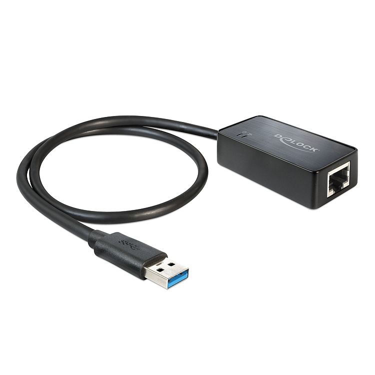 Adapter USB 3.0 auf Gigabit Netzwerk / Gbit LAN mit langem Kabel 50cm Adapter USB 3.0 auf Gigabit Netzwerk / Gbit LAN mit langem Kabel 50cm