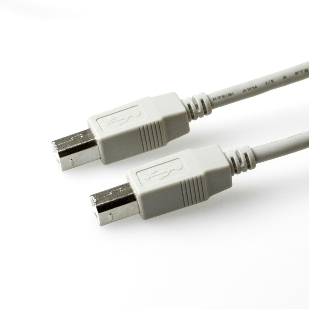USB 2.0 Spezialkabel mit 2x USB B Stecker 1m USB 2.0 Spezialkabel mit 2x USB B Stecker 1m