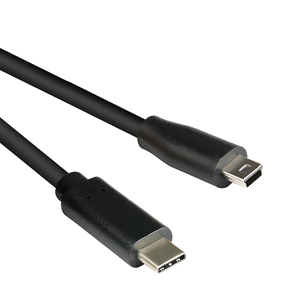 USB-Kabel Type-C™ Stecker auf Mini B Stecker 30cm