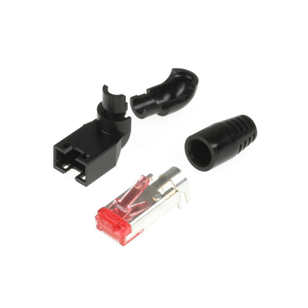 Ethernet RJ45 Stecker nach oben od unten gewinkelt Ethernet RJ45 Stecker nach oben od unten gewinkelt