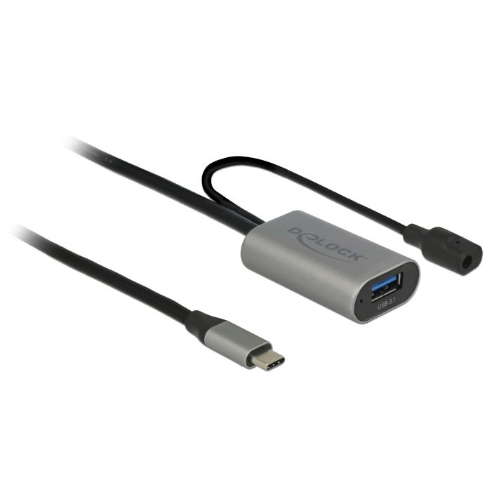 Aktives USB 3.1 Gen 1 Verlängerungskabel USB Type-C™ zu USB Typ-A 5 m Aktives USB 3.1 Gen 1 Verlängerungskabel USB Type-C™ zu USB Typ-A 5 m