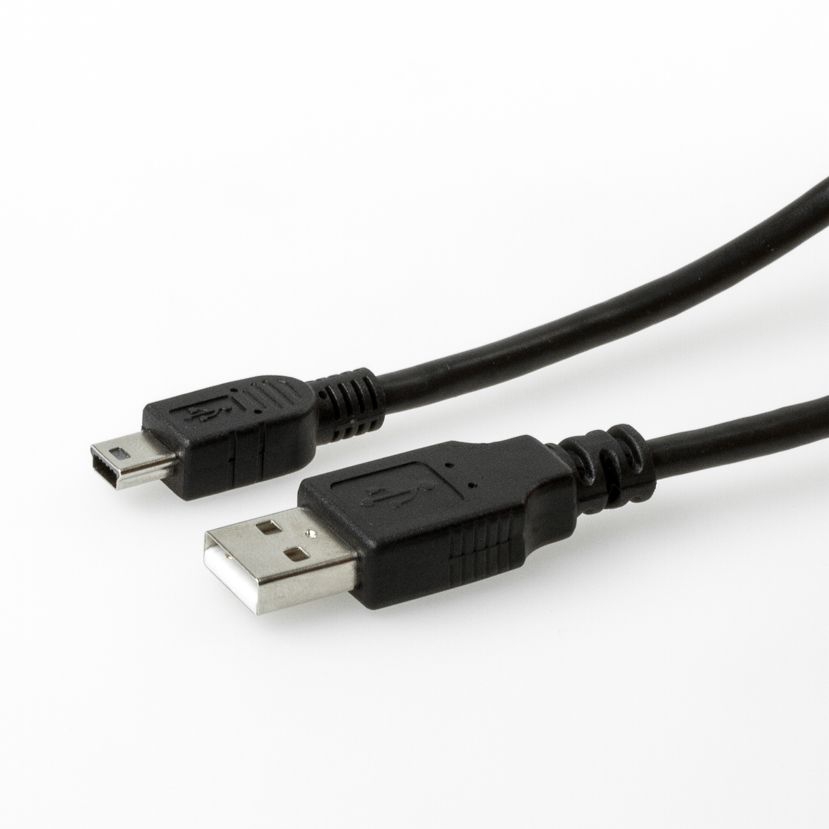 USB-Kabel A an Mini B 70cm