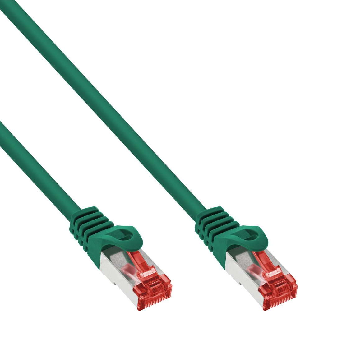 Cat.6 Netzwerkkabel PREMIUM Qualität S/FTP (PIMF) grün 1m