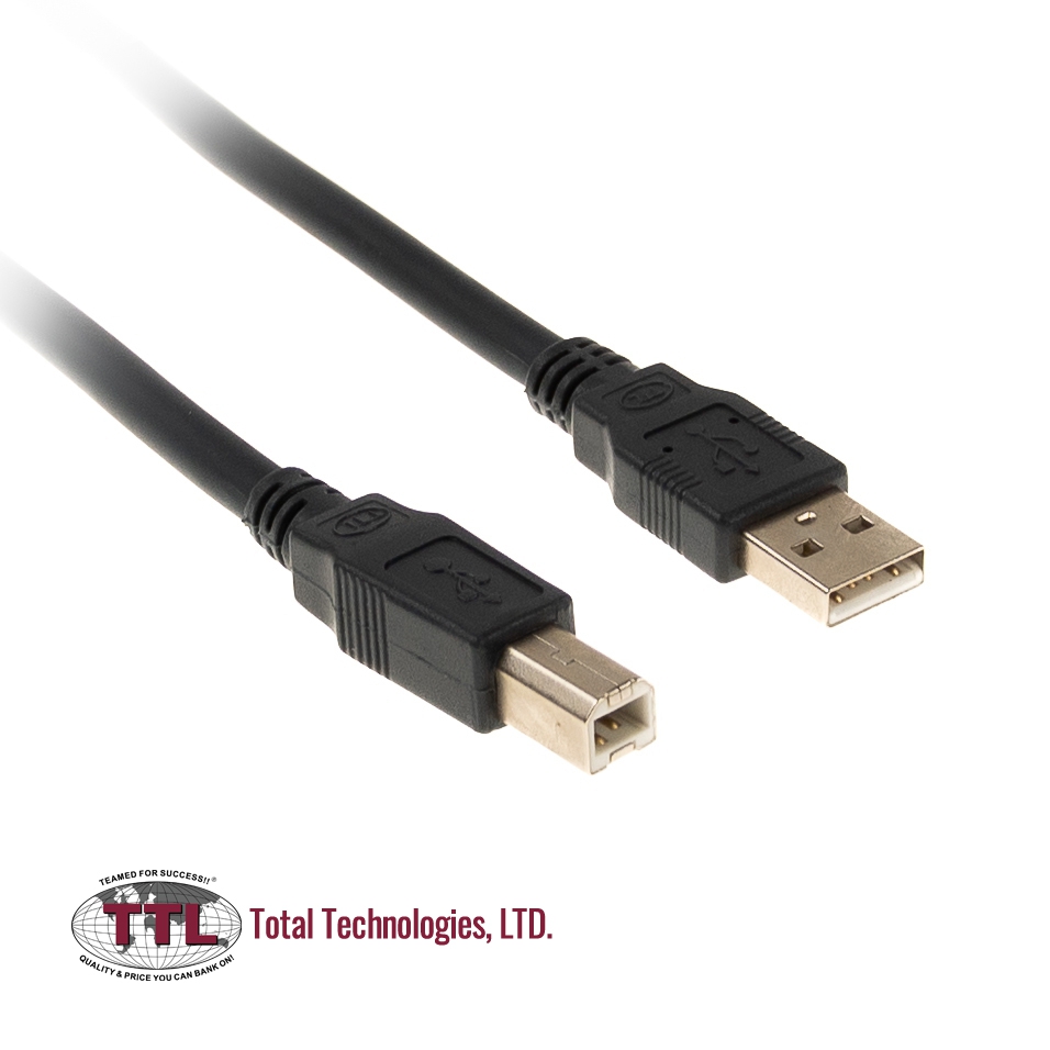 Hochflexibles USB 2.0 Kabel AB TTL UltraFlex 1m