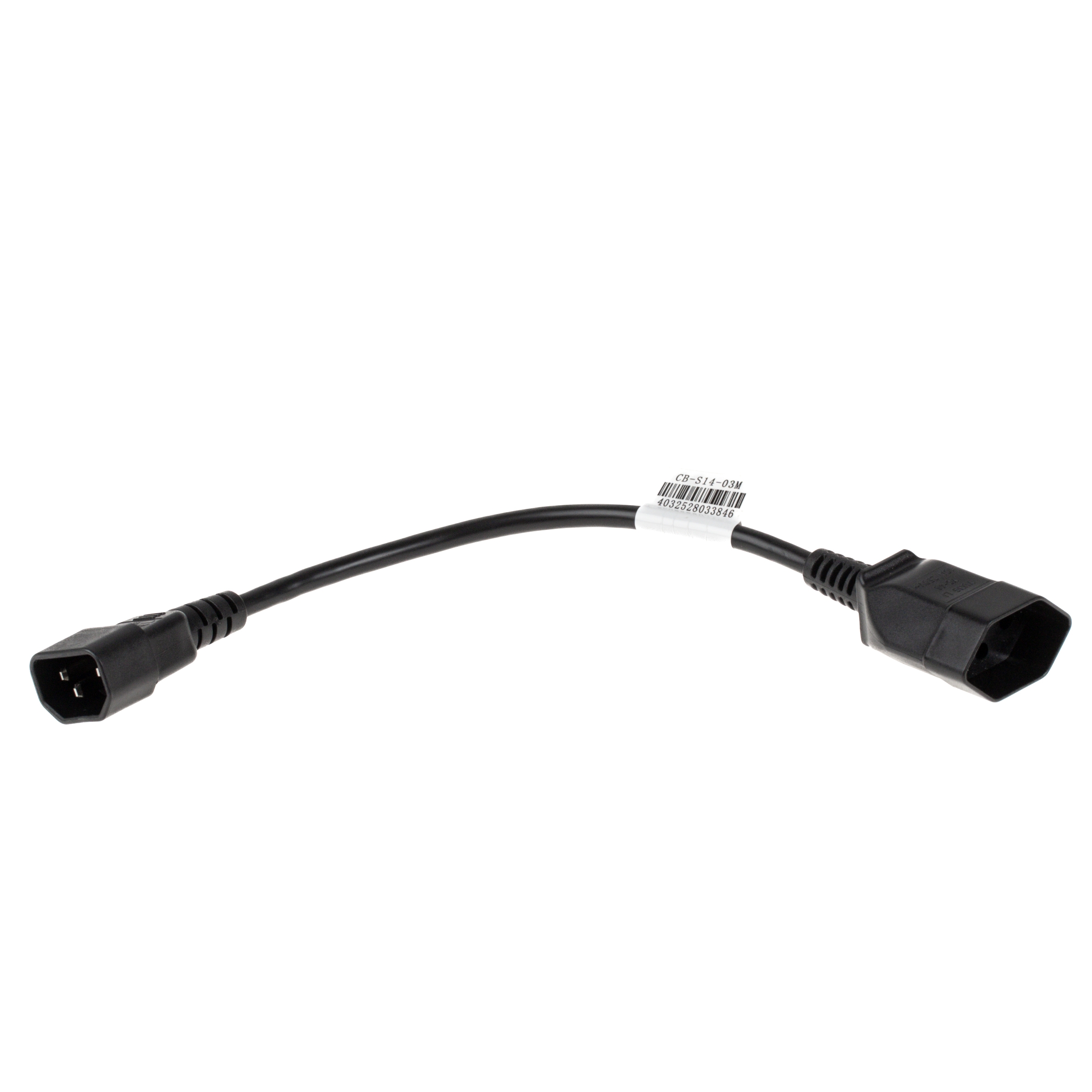 Adapterkabel C14 auf Buchse für 2-poligen Euro-Stecker od. Schweizer Stecker Adapterkabel C14 auf Buchse für 2-poligen Euro-Stecker od. Schweizer Stecker