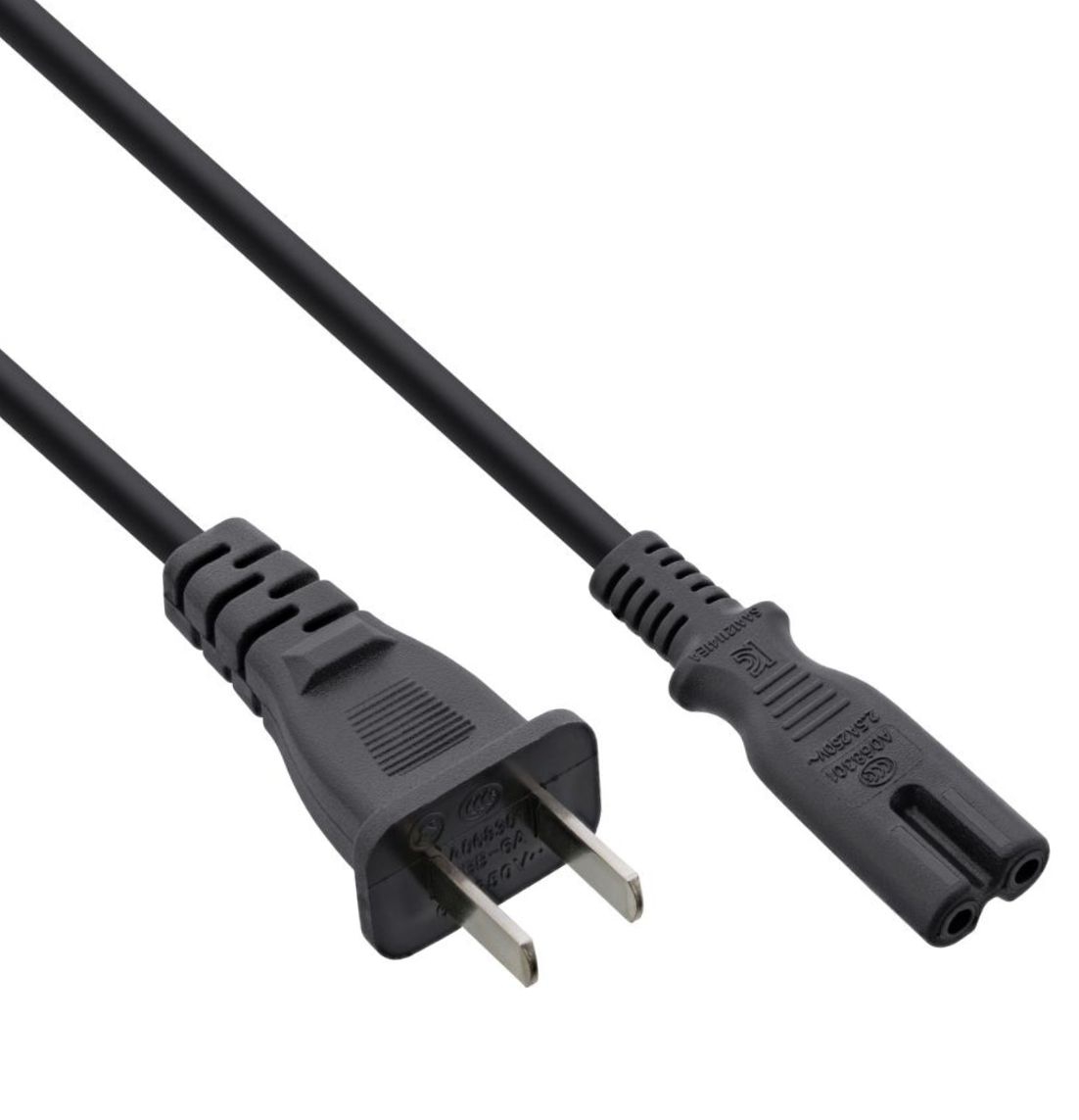 Stromkabel für CHINA mit 2-pol. Euro-8-Stecker Stromkabel für CHINA mit 2-pol. Euro-8-Stecker
