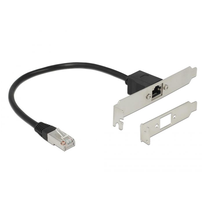 Montagekabel Cat.5e RJ45-Buchse anschraubbar 30cm Montagekabel Cat.5e RJ45-Buchse anschraubbar 30cm