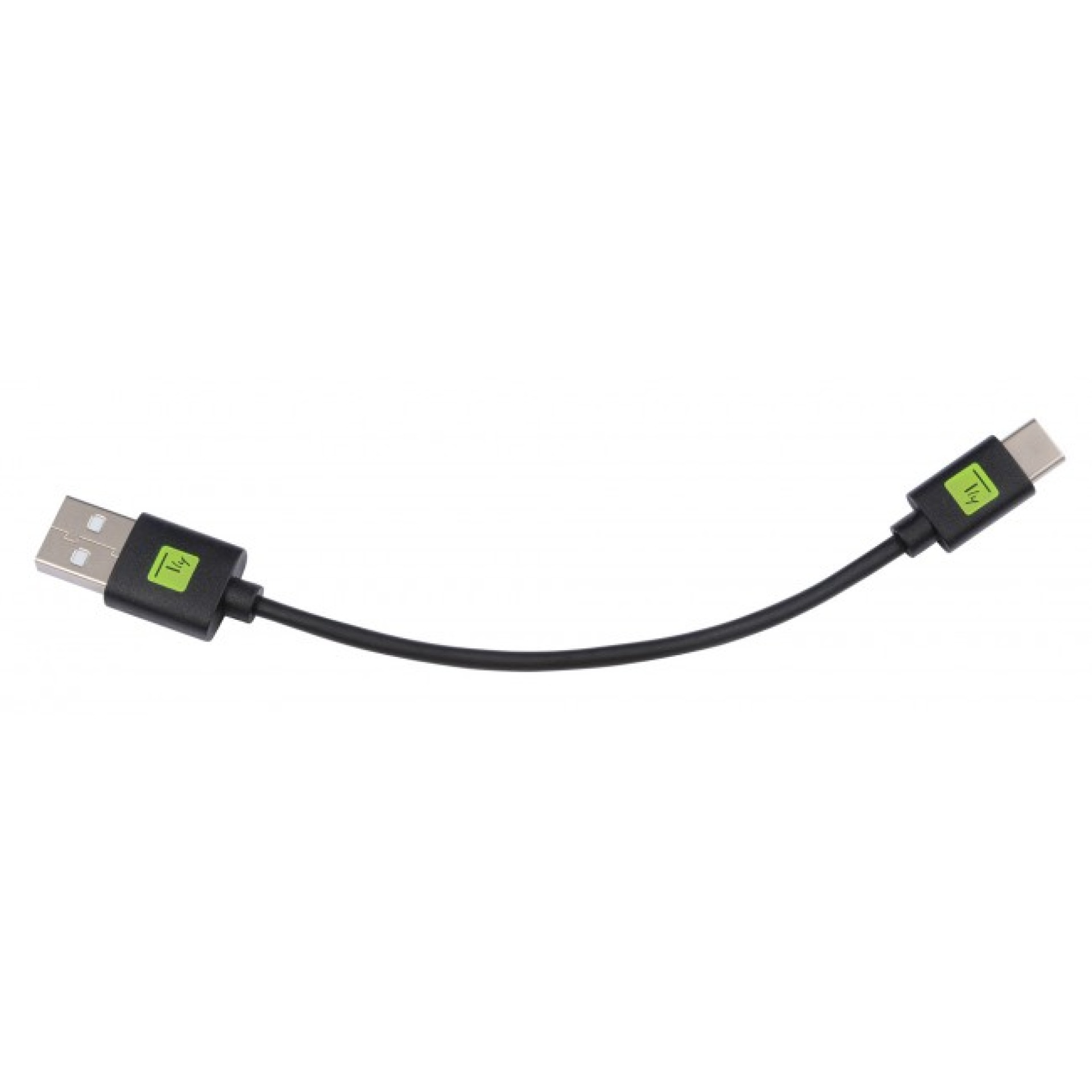 Kurzes USB-Kabel Type-C™ Stecker auf USB 2.0 A Stecker 16cm