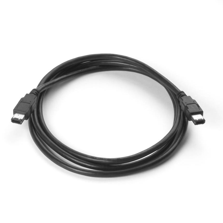 Firewire 400 Kabel 6-polig auf 6-polig 180cm IEEE1394a schwarz Firewire 400 Kabel 6-polig auf 6-polig 180cm IEEE1394a schwarz
