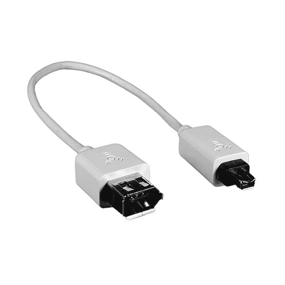 WhiteFlex Firewire 400 Adapterkabel 6-auf-4 WhiteFlex Firewire 400 Adapterkabel 6-auf-4