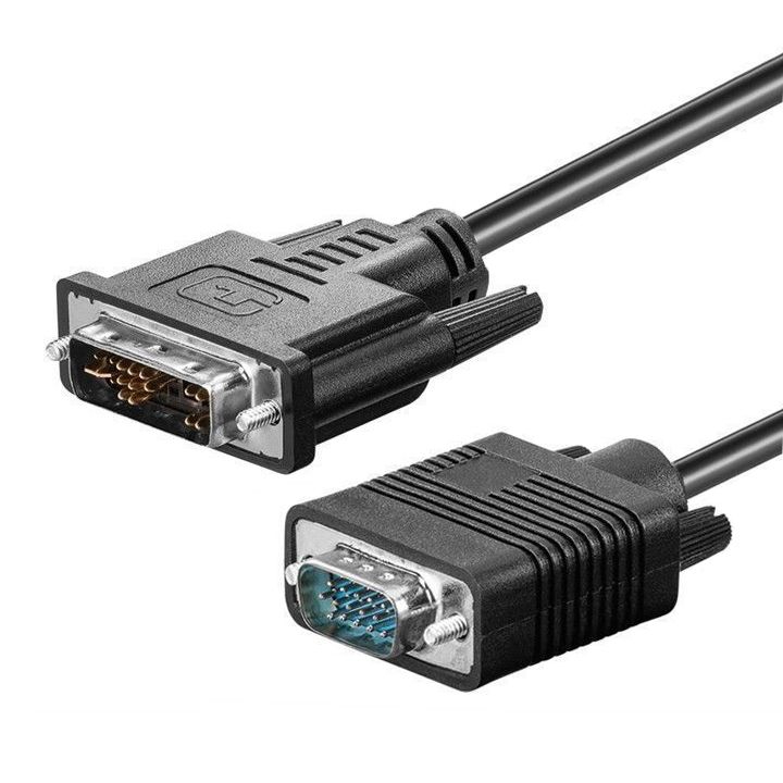 DVI-VGA Adapterkabel Stecker-Stecker 1m DVI-VGA Adapterkabel Stecker-Stecker 1m