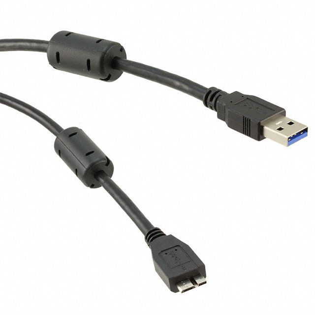 MICRO USB 3.0 Kabel A auf Micro B mit 2 Ferritkernen 1m MICRO USB 3.0 Kabel A auf Micro B mit 2 Ferritkernen 1m