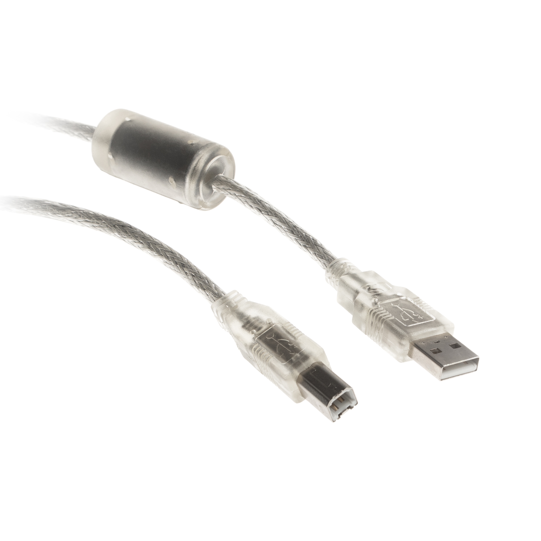 USB 2.0 Kabel mit dickem Ferritkern PREMIUM-Qualität 50cm USB 2.0 Kabel mit dickem Ferritkern PREMIUM-Qualität 50cm