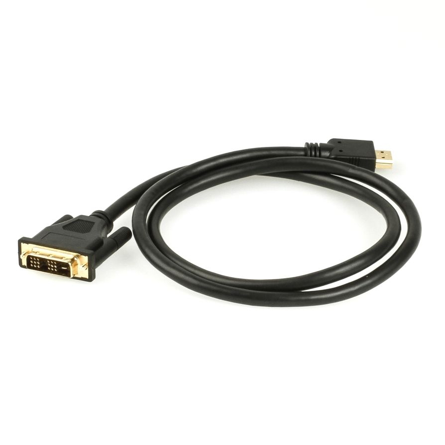 Adapterkabel HDMI auf DVI, DVI-Steckertyp 18+1, PREMIUM, 1m Adapterkabel HDMI auf DVI, DVI-Steckertyp 18+1, PREMIUM, 1m
