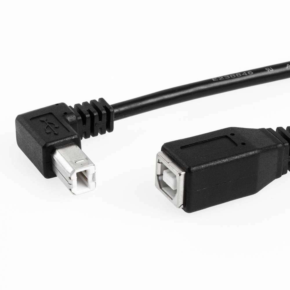 USB 2.0 Verlängerung BB 90° gewinkelt nach UNTEN 50cm USB 2.0 Verlängerung BB 90° gewinkelt nach UNTEN 50cm