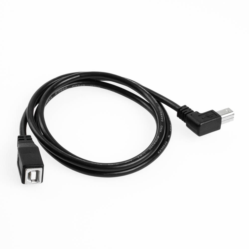 USB 2.0 Verlängerung BB 90° gewinkelt nach UNTEN 1m USB 2.0 Verlängerung BB 90° gewinkelt nach UNTEN 1m