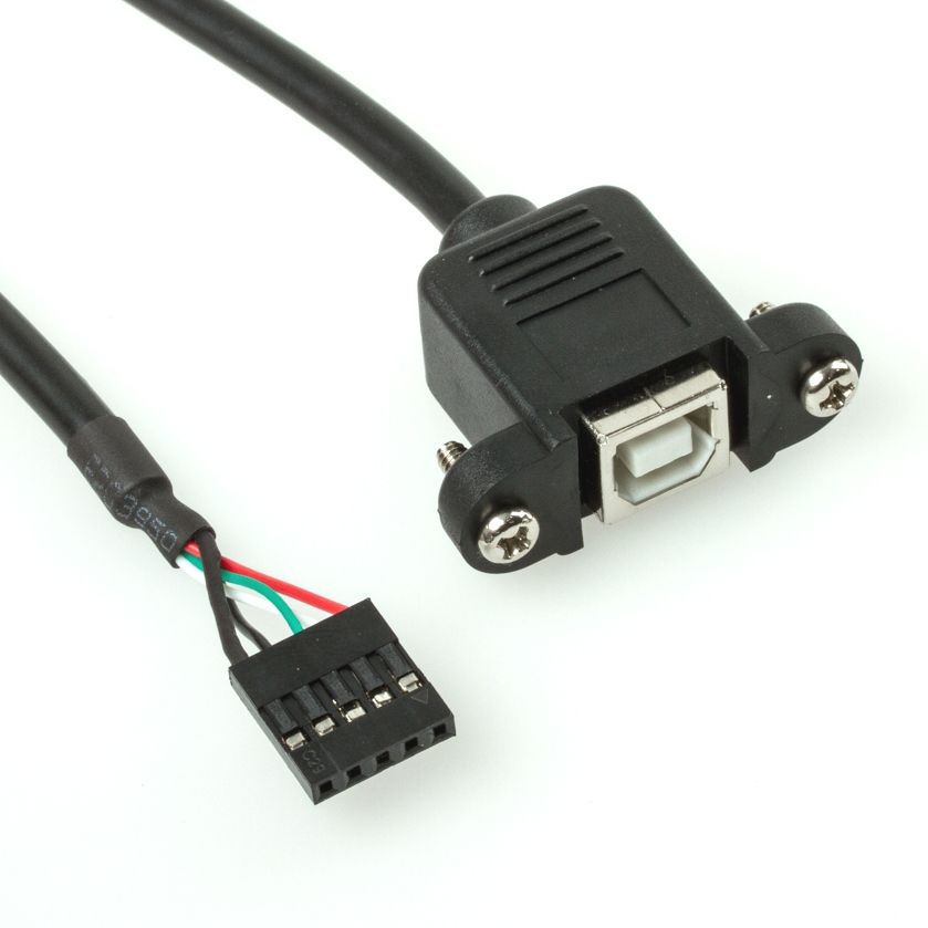 USB-Montagekabel B-Buchse auf Boardstecker 50cm USB-Montagekabel B-Buchse auf Boardstecker 50cm