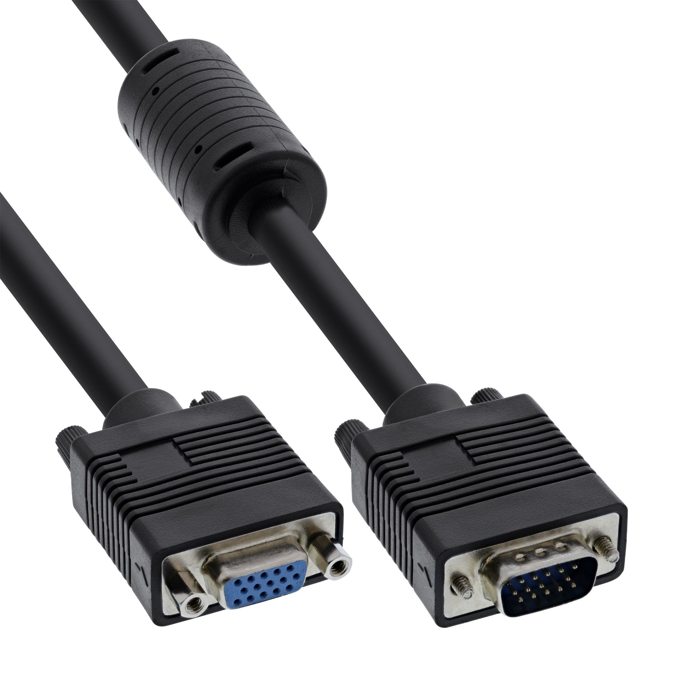 S-VGA Monitorkabel Stecker-Buchse PREMIUM 30cm