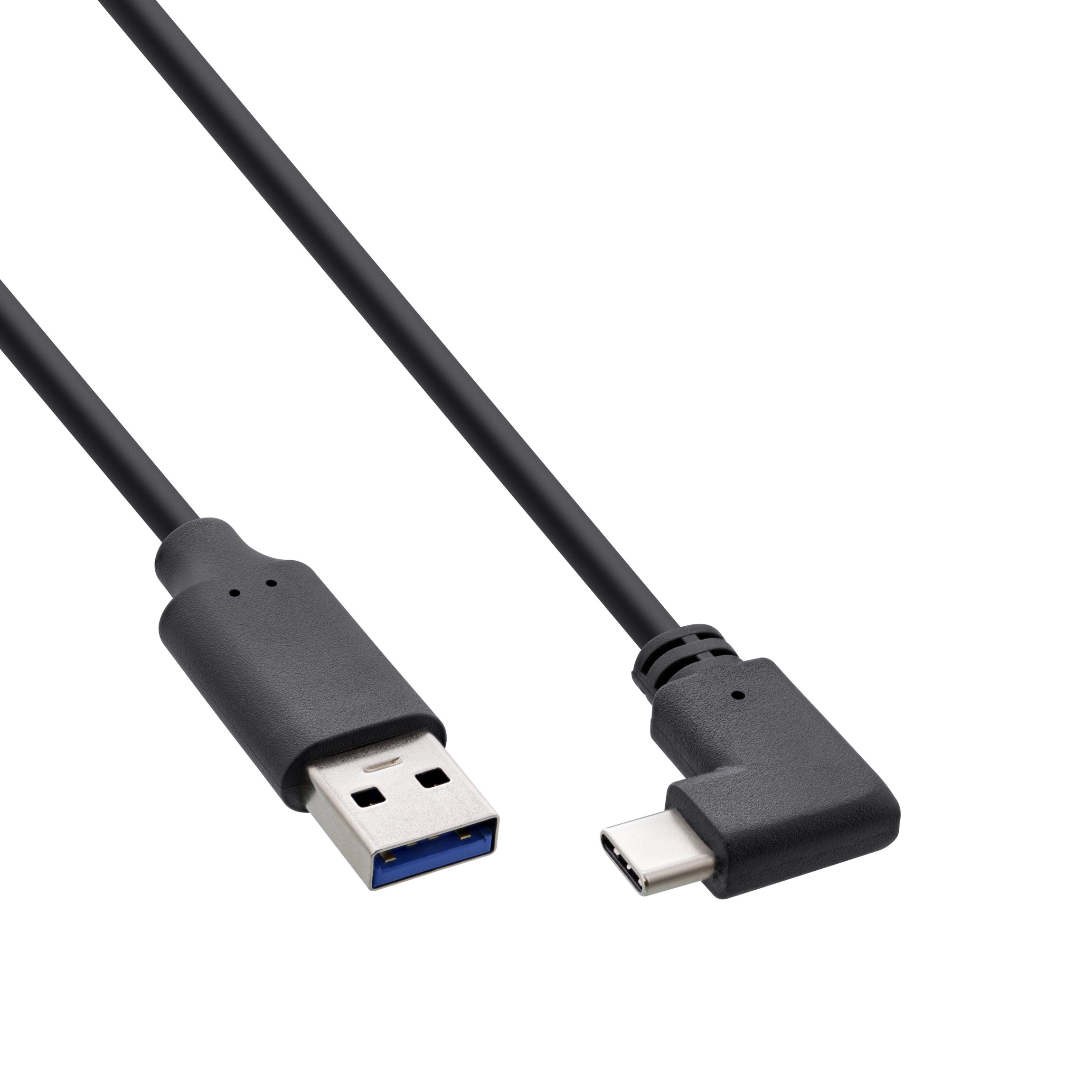 Kabel USB Type-C™ Stecker gewinkelt auf USB 3.0 A 30cm Kabel USB Type-C™ Stecker gewinkelt auf USB 3.0 A 30cm