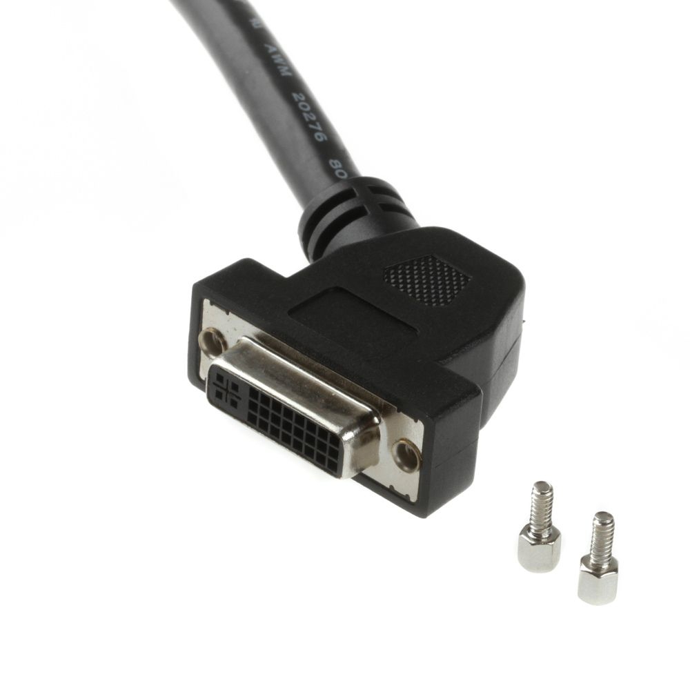 Montagebuchse DVI für Einbau 2x DVI 24+5 Buchse mit Kabel 20cm Montagebuchse DVI für Einbau 2x DVI 24+5 Buchse mit Kabel 20cm