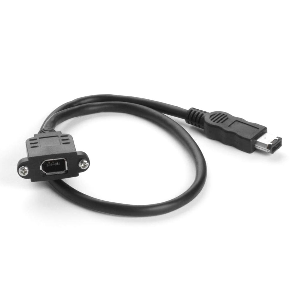 Firewire 400 Montagekabel 6-pol. Buchse (anschraubbar) an 6-pol. Stecker 50cm UL