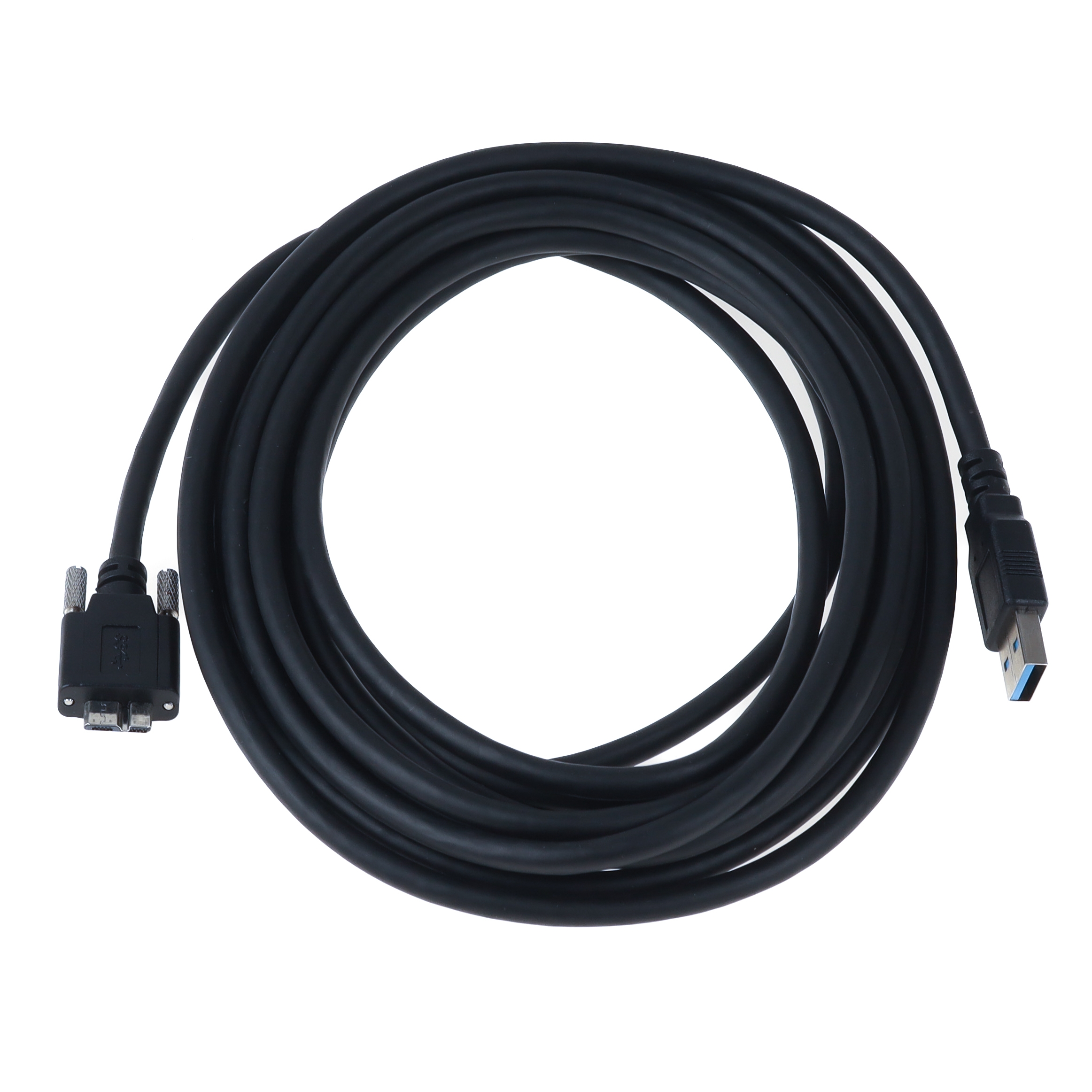 USB 3.0 Kabel A an MICRO B mit Schrauben 5m
