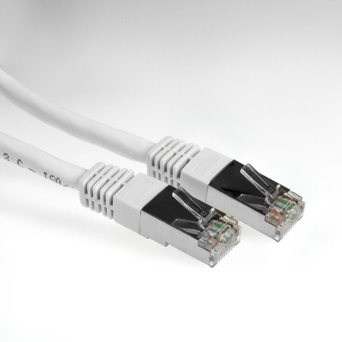 Cat.6 Netzwerkkabel LSOH S/FTP weiss 50cm